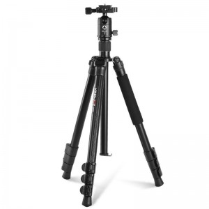 KINGJOY G555 61,5 in \/ 156 cm Flip Lock Camera Stativ Monopod Kit, let bærbart stativ med 360 ° panoramisk kuglehoved + 1\/4 \