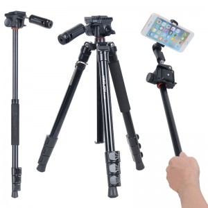 Kingjoy mini stativ kit BT-158 til kamera og smartphone