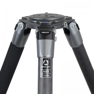 Kingjoy varmt sælger Aftageligt ben Carbon Fiber stativ til digitale kameraer