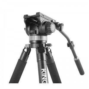 Kingjoy professional kombineret kraftig videotativ K4007 til fotografisk udstyr